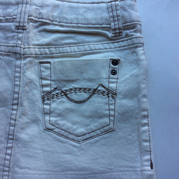 Mossimo Supply Co. Women’s Micro Mini Crean Cut off Skirt Grunge Retro Style SzS - Picture 3 of 6